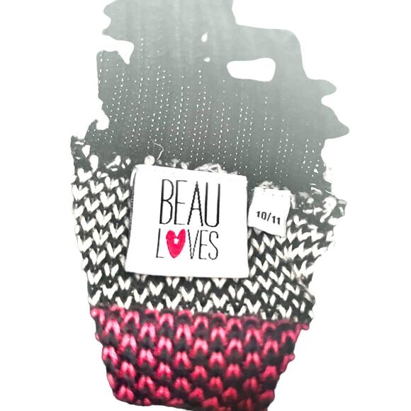 Beau Loves girls color block knit  sweater size 10/11 - Picture 5 of 8